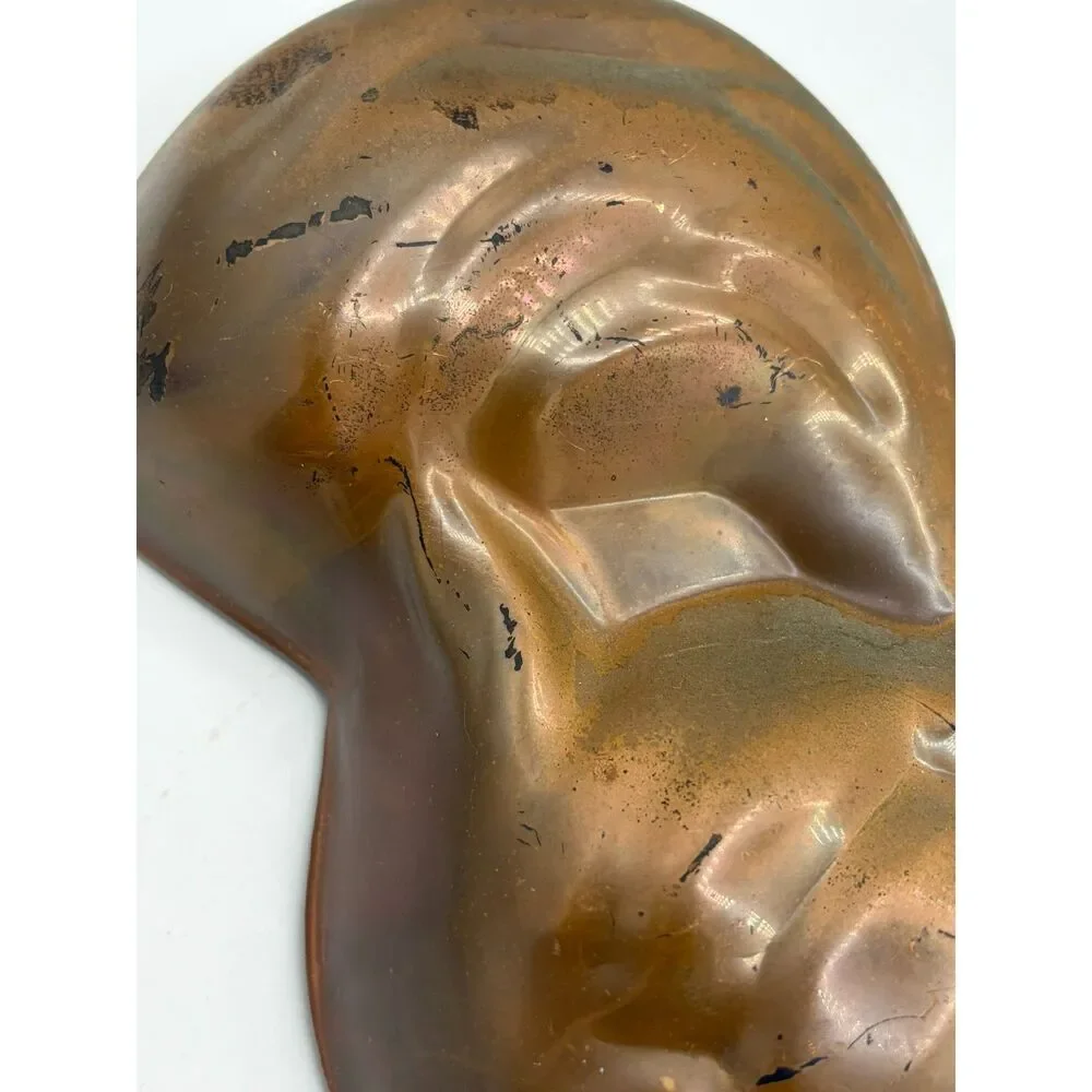 Vintage Copper Rooster Mold Wall Decor 1970s Country Farmhouse Cottagecore